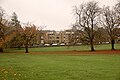 Flats on Stray Road, where the school once stood