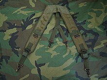 LC-1 individual equipment belt suspenders photograph