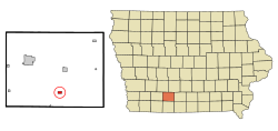 Location of Arispe, Iowa