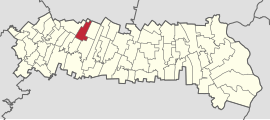 Location in Ialomița County