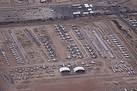 Aviones estacionados, año 2013.