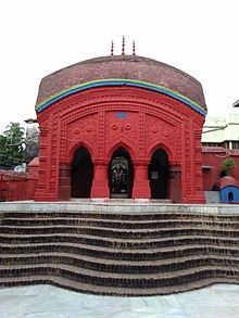 Front view of Siddheshwari Kali Mandir