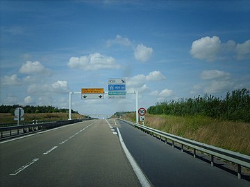 L'A34 au niveau de Witry-lès-Reims