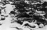 Cuerpos de los prisioneros de Buchenwald, abril de 1945.