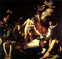 Martyrdom of St. Matthew, Caravaggio (1600)
