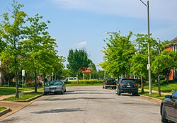 Carr Square residential area, July 2013