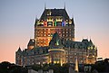 Le Château Frontenac illuminé.