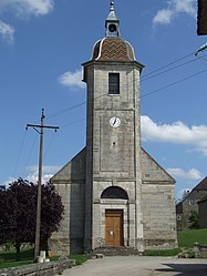 The church in Chevigny