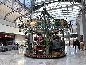 Steampunk carousel near Paris