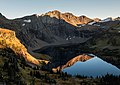 Dragons Tail reflected in Hidden Lake