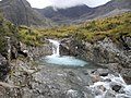 Image 28The highest of the Fairy Pools, a series of waterfalls near Glen Brittle, Skye Credit: Drianmcdonald