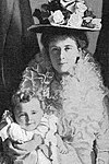 Olga FitzGeorge and her son