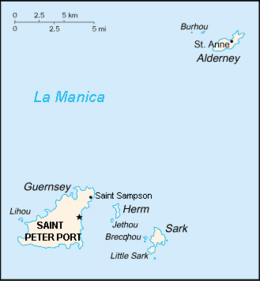 Guernsey - Mappa