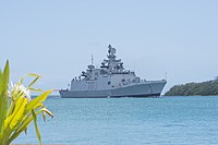 INS Satpura arrives at Joint Base Pearl Harbor-Hickam for Rim of the Pacific 2016.