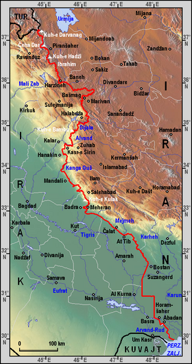 Image illustrative de l’article Frontière entre l'Irak et l'Iran