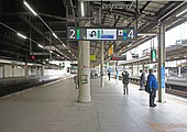在來線2・4號月台（2022年4月）