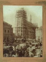Construction of the co-cathedral in 1897