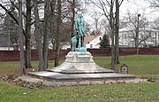 Bronze version in Crawfordsville, Indiana