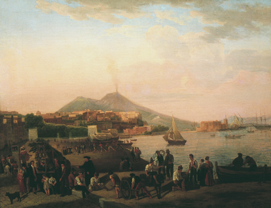 Naples, Sur le quai (1819) Galerie Tretiakov