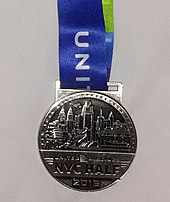 Finisher medal from 2016