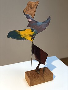 Painted Sculpture by Wendell Dayton, Blum & Poe gallery, 2018