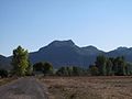 Montes Obarenes y riscos de Cellorigo desde Orón.