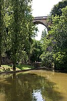 So-called suicide bridge to Belvedere island