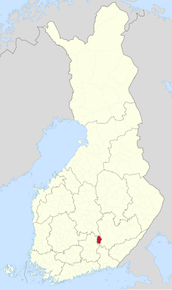 Location of Pertunmaa in Finland