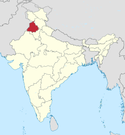 旁遮普邦在印度的位置