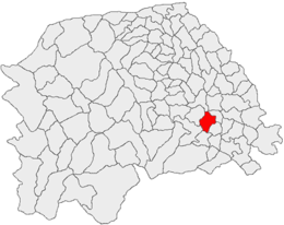 Rădășeni – Mappa