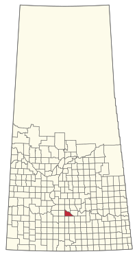 Location of the RM of Marquis No. 191 in Saskatchewan