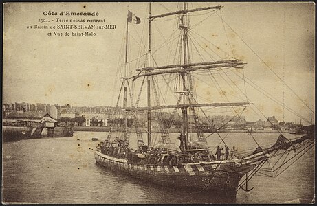 Saint-Malo, terre-neuvas au retour, musée de Bretagne