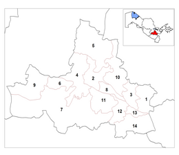 Distretto di Narpay – Mappa