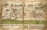 Map by Pietro Vesconte, 1321
