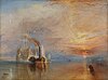 The Fighting Temeraire tugged to her last berth to be broken up, 1838 by J. M. W. Turner, 1838