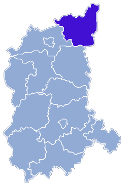 Location within the voivodeship