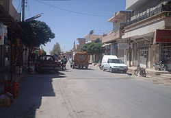 Street scene in Abu al-Duhur, 2014