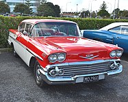New Zealand assembled 1958 Chevrolet Bel Air 4-door sedan.