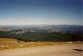 Vue sur la partie lozérienne des Cévennes.