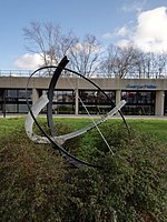 Sphère armillaire, Parc de la Villette (photo 2020)