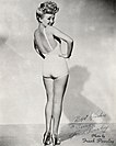 Betty Grable posing