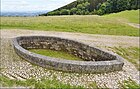 Bibracte oppidum, monumental basin