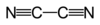 Skeletal formula of cyanogen