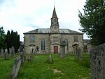 Church Square, Old Parish Church With Boundary Wall, Gatepiers And Graveyard