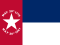 노스캐롤라이나주의 기 (1861년 ~ 1885년)