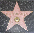 Gene Roddenberry's star on the Hollywood Walk of Fame