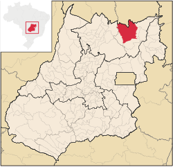 Location in Goiás state