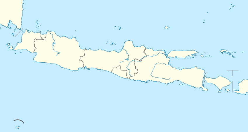 Mapa konturowa Jawy