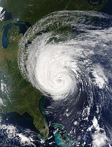 Hurricane Isabel, by Jacques Descloitres