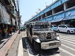 Jeepney outside Naga City People's Mall